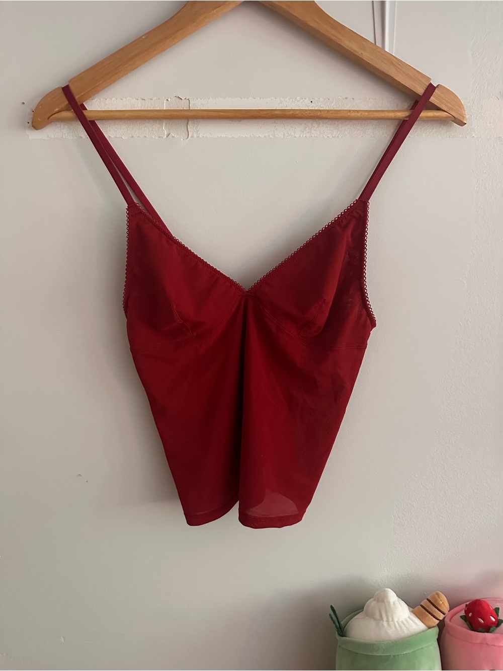 Red Cami Tank Top